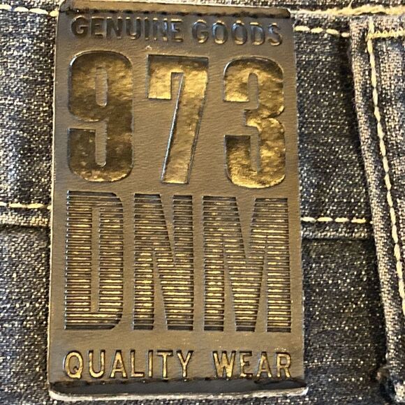 973 DNM Men’s Denim Distressed Shorts Size 34 - Picture 8 of 8